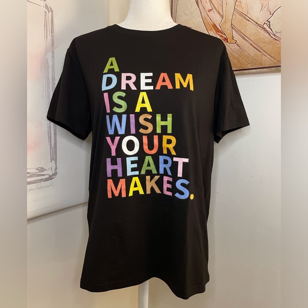 Fairytale Inspired Short Sleeve T-Shirt Black Size L